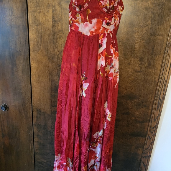 NWT HEMANT & NANDITA Vibrant Red Dress - Picture 7 of 16